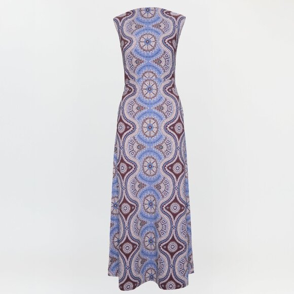 Hill House Dresses & Skirts - Hill House Home_The Sloane Dress _Brown Cobalt Medallion_Size L_NEVER WORN